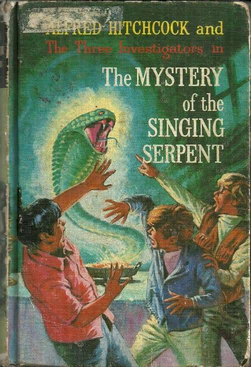 The Three Investigators in The Mystery of the Singing Serpent by Alfred Hitchcock ( Hard Cover )