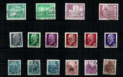 East Germany Collection of Stamps Fine Used