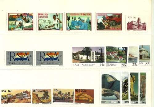 South Africa - 1986 Complete Year Stamps MNH