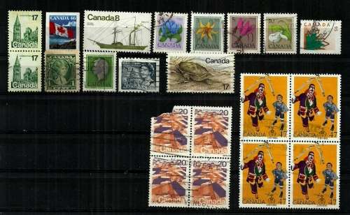 Canada Collection of Stamps Fine Used