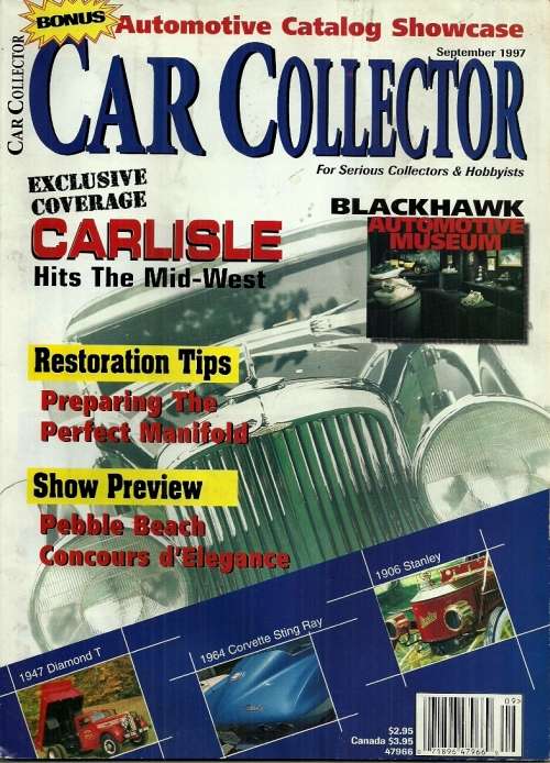 Car Collector Magazine - Sep 1997 Issue
