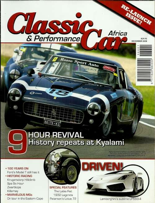 Classic Car Africa Magazine - Dec 2008 Issue