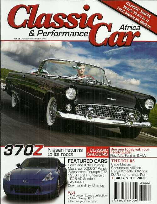 Classic Car Africa Magazine - Aug / Sep 2009 Issue