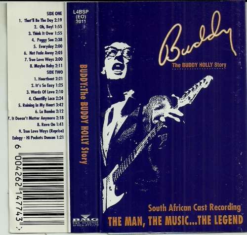 Buddy : The Buddy Holly Story - South African Cast Recording Cassette Tape
