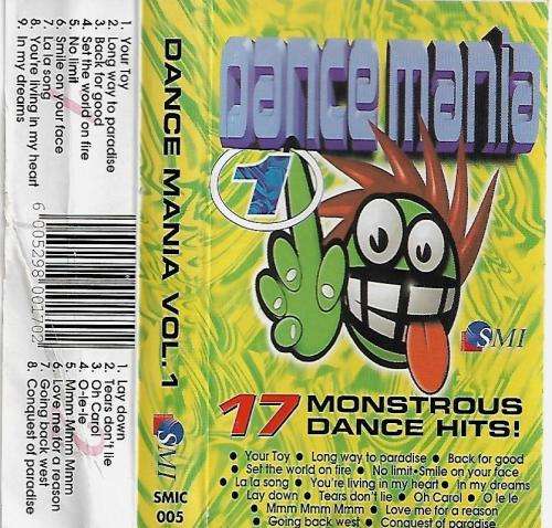 Dance Mania Vol.1 Cassette Tape
