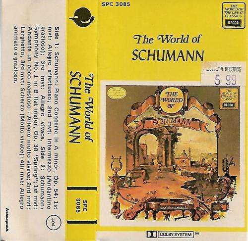 The World of Schumann Cassette Tape