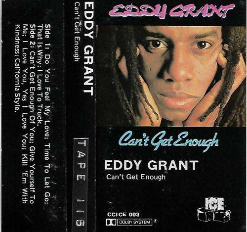Eddy Grant - Can't Get Enough Cassette Tape
