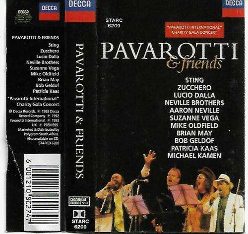 Pavarotti & Friends Cassette Tape