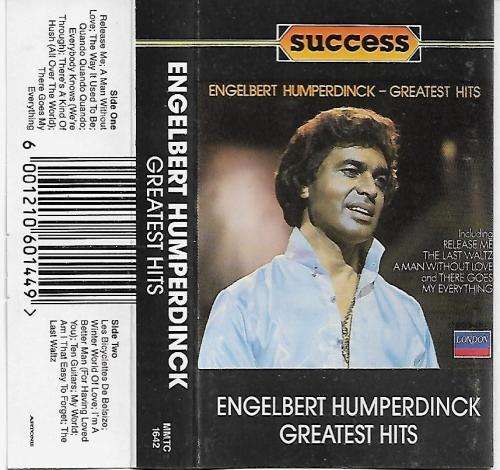 Engelbert Humperdinck Greatest Hits Cassette Tape