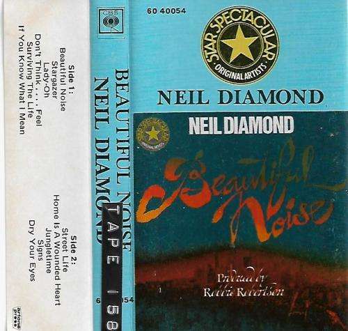 Neil Diamond - Beautiful Noise Cassette Tape
