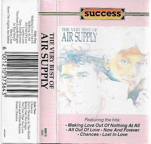The Very Best of Air Supply Cassette Tape