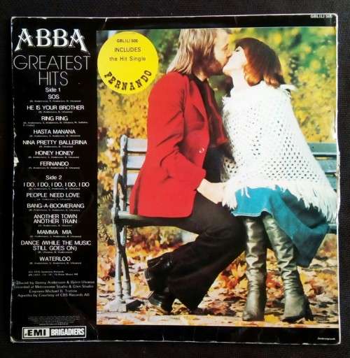 ABBA Greatest Hits LP Vinyl Record