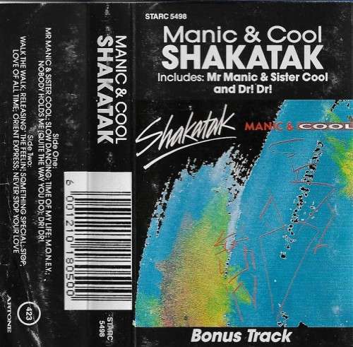 Shakatak - Manic & Cool Cassette Tape