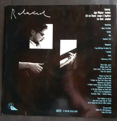 Werner Hucks - Relaxed LP Vinyl Record - Germany Pressing