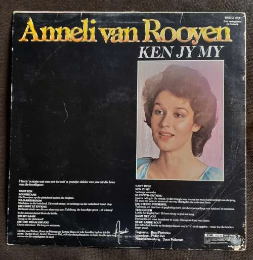 Anneli van Rooyen - KEN JY MY LP Vinyl Record