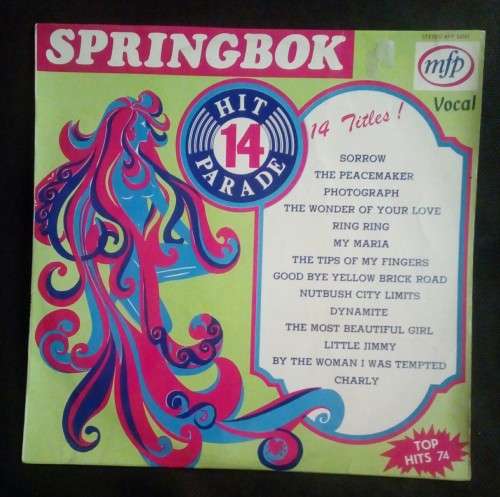 Springbok Hit Parade Vol.14 LP Vinyl Record