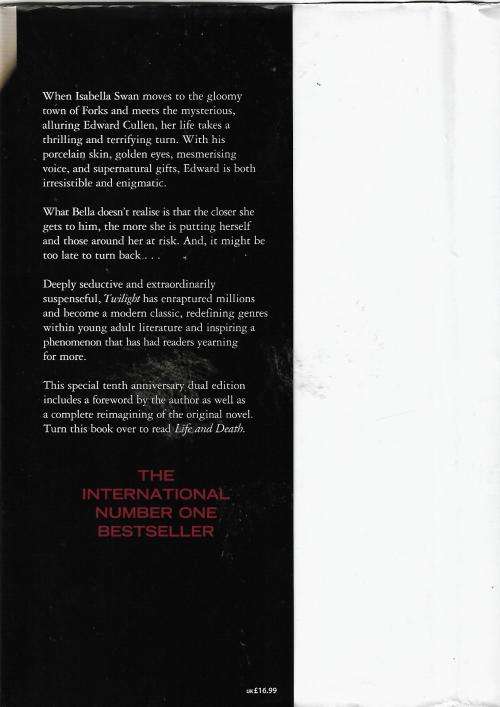 Twilight 10th Anniversary / Life and Death - Twilight Reimagined by Stephenie Meyer (Hardcover)