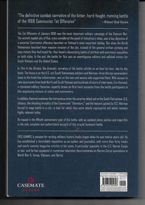 Fire in The Streets - The Battle For Hue, Tet 1968 by Eric Hammel