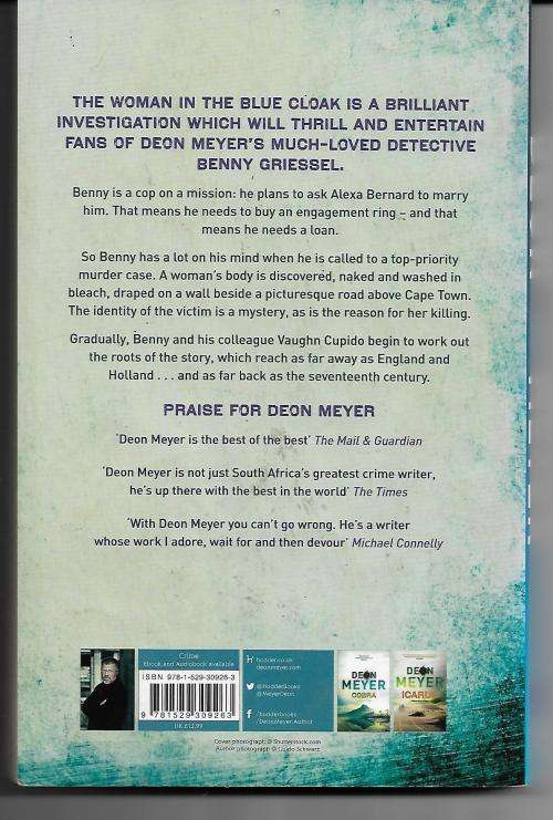 The Woman in The Blue Cloak by Deon Meyer