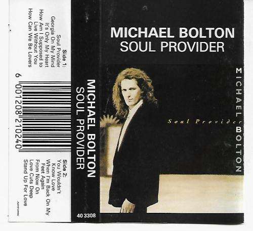Michael Bolton - Soul Provider Cassette Tape