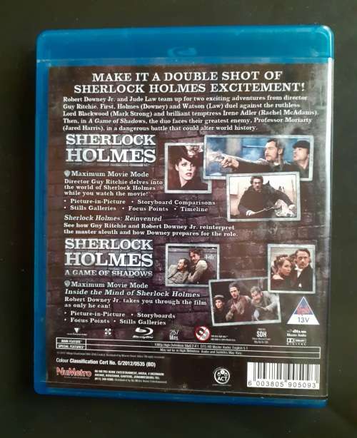 Sherlock Holmes - 2 Film Collection  (Blu-ray)