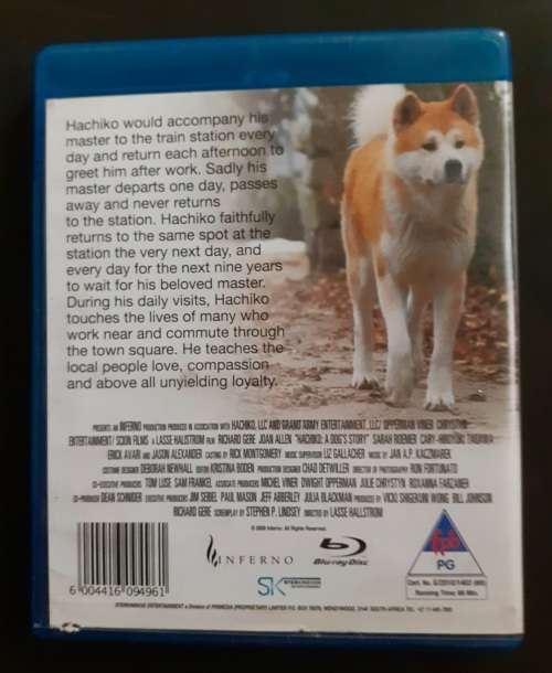 Hachiko: A Dog`s Story - Richard Gere & Joan Allen (Blu-ray)
