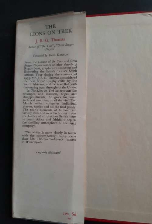 The Lions On Trek by J.B.G. Thomas (Hardcover)