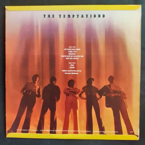 The Temptations - 1990 LP Vinyl Record