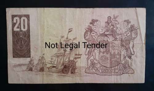 South Africa Twenty Rand TW de Jongh Bank Note - XF