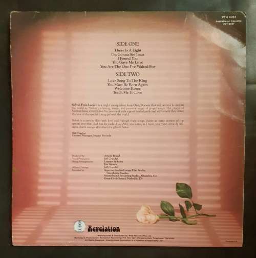 Solvei - Love Song To The King LP Vinyl Record