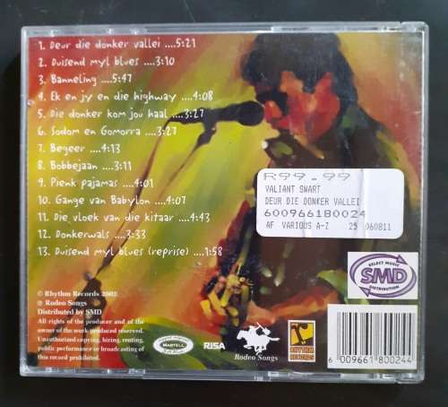 Valiant Swart - Deur Die Donker Vallei (CD)