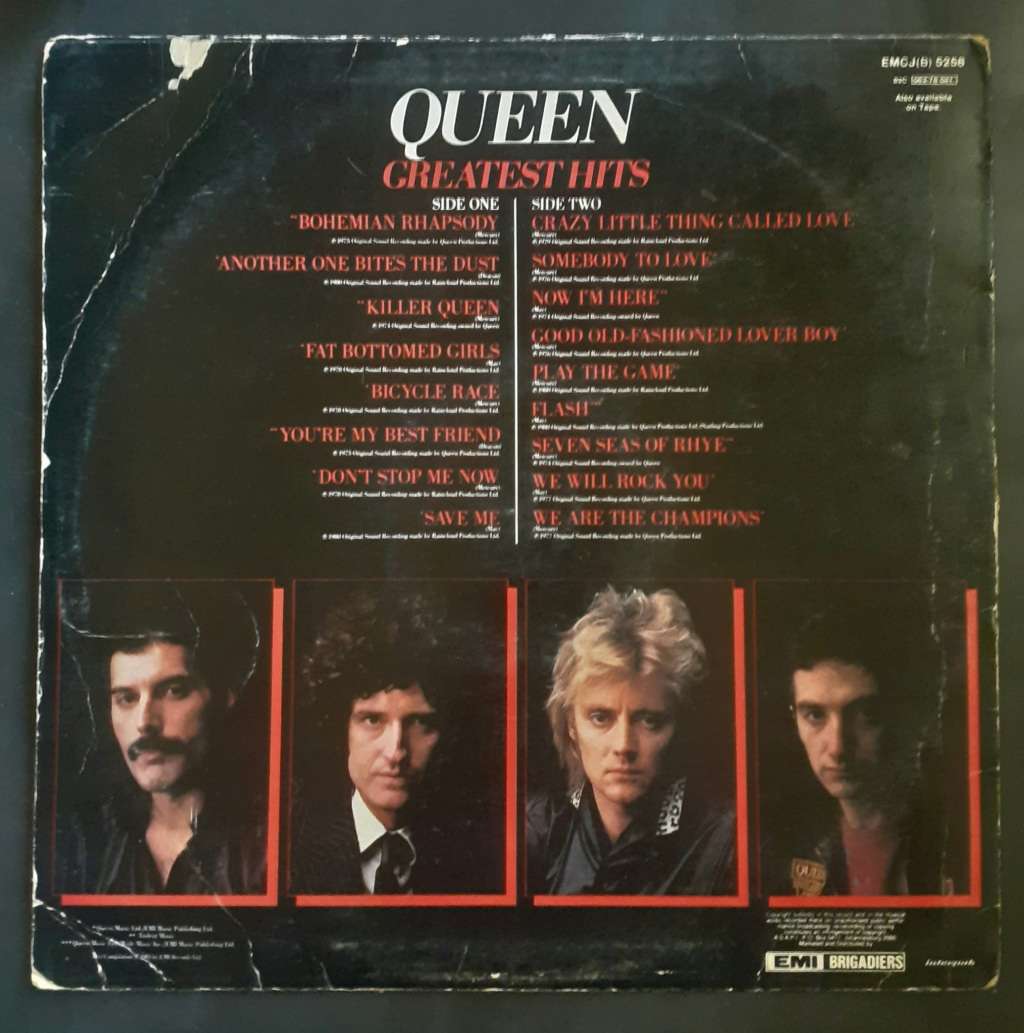 Queen Greatest Hits LP Vinyl Record