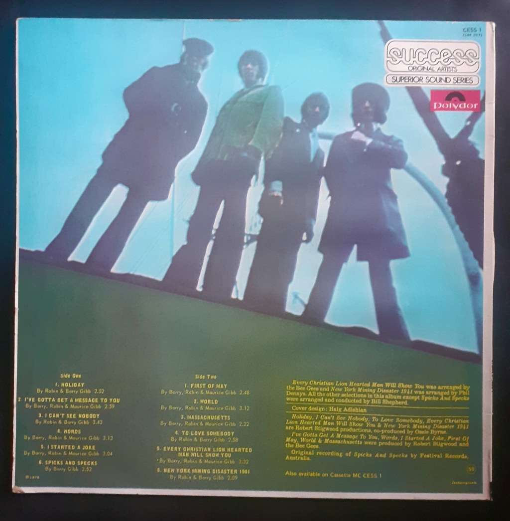 Best of Bee Gees LP Vinyl Record