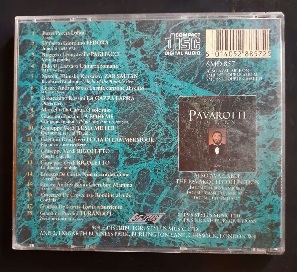 New Pavarotti Collection Live (CD)