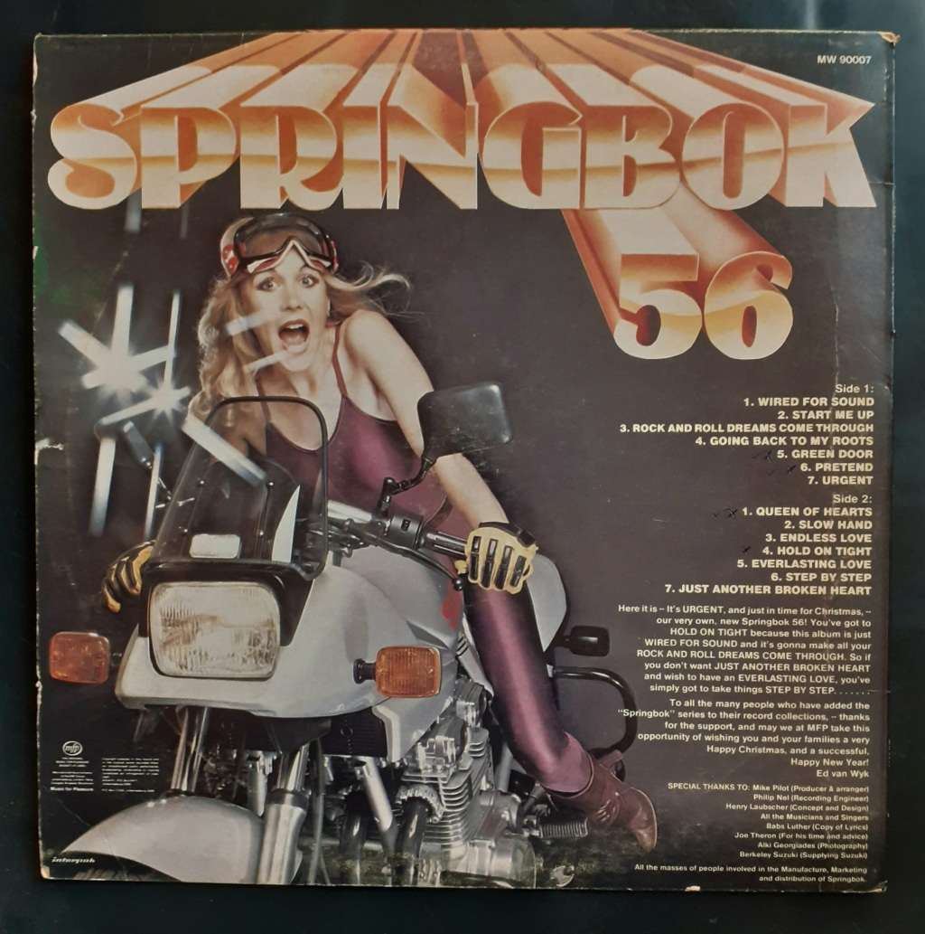 Springbok Hit Parade Vol.56 LP Vinyl Record