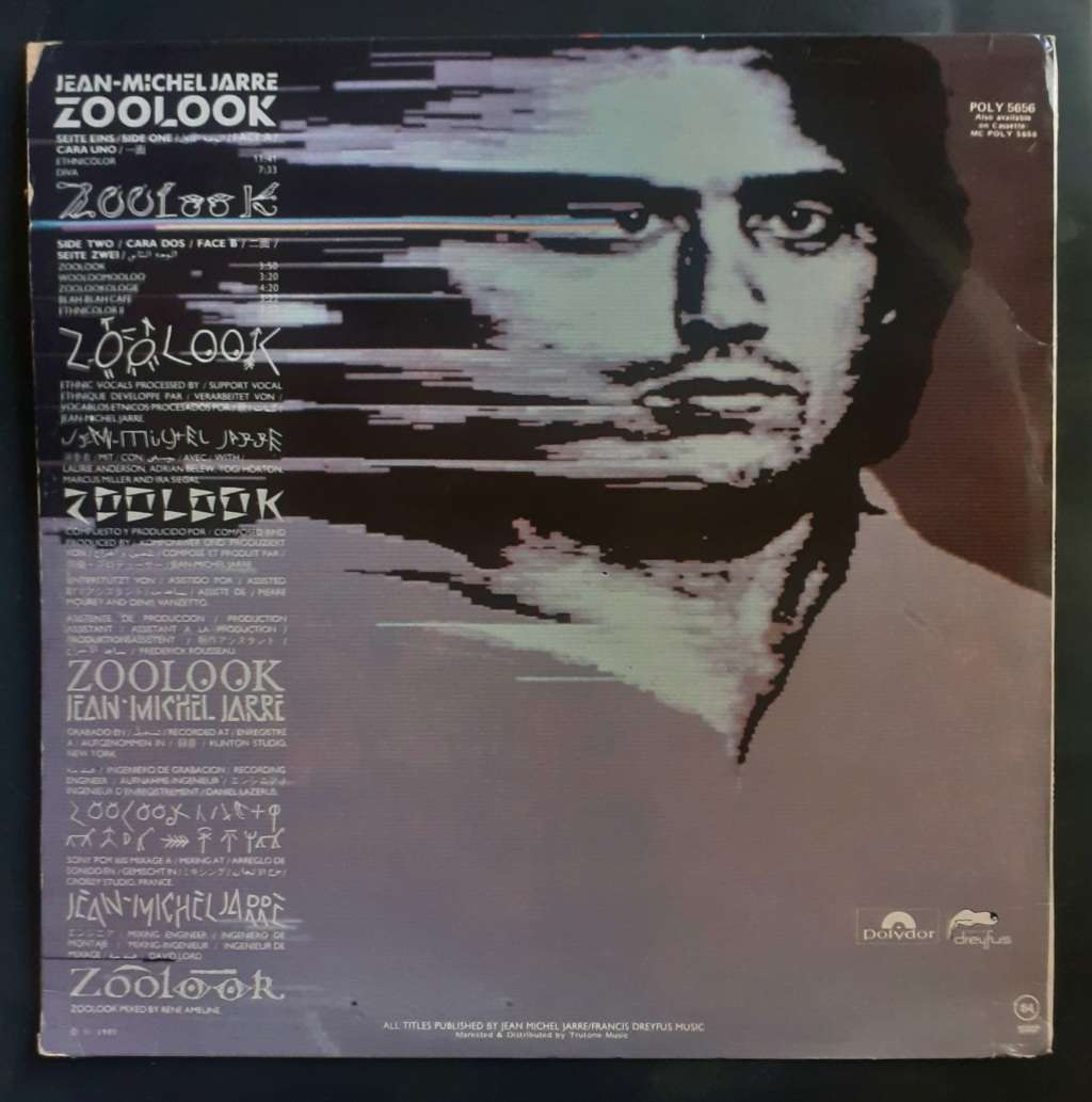 Jean-Michel Jarre -  Zoolook LP Vinyl Record