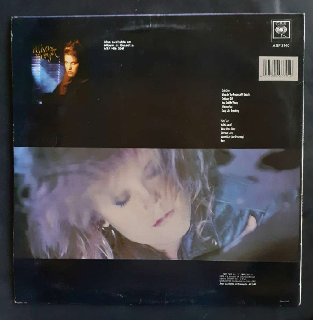Alison Moyet - Raindancing LP Vinyl Record