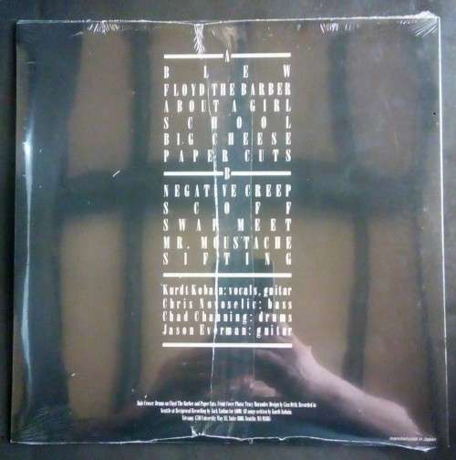 Nirvana - Bleach LP Vinyl Record - Japanese Pressing (New and Sealed)