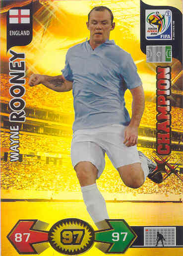 FIFA 2010 ADRENALYN XL - WAYNE ROONEY CHAMPION CARD