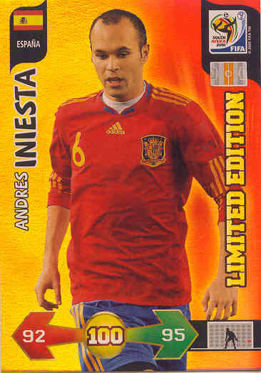ANDRES INIESTA - ADRENALYN XL LIMITED EDITION