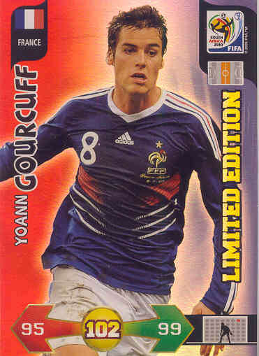 YOANN GOURCUFF - ADRENALYN XL LIMITED EDITION CARD
