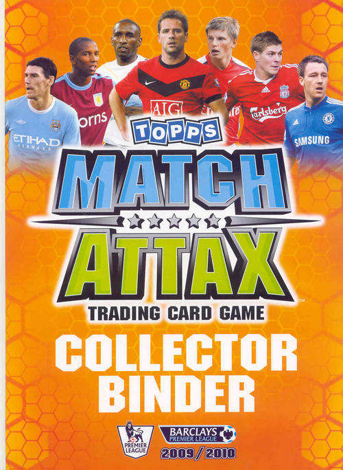 MATCH ATTAX P.SHIP 09/10 TRADING CARD C0LLECTOR BINDER
