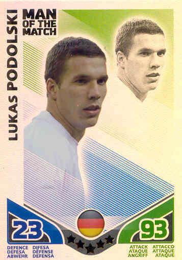 LUKAS PODOLSKI - MATCH ATTAX M.OF MATCH CARD
