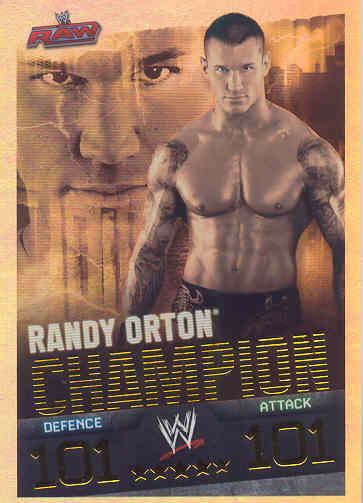 RANDY ORTON - SLAM ATTAX CHAMPION CARD