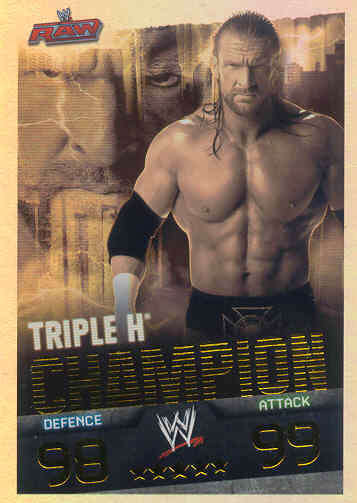 TRIPLE H - SLAM ATTAX CHAMPION CARD