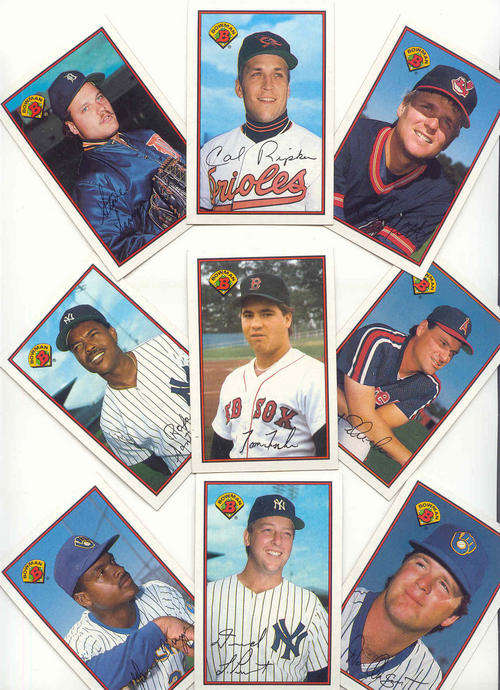 1989 BOWMAN BASEBALL COMPLETE SET - 484 CARDS