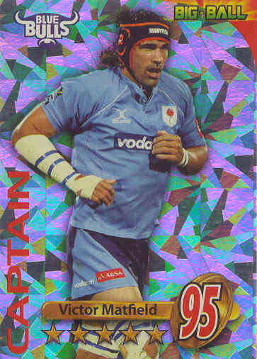 VICTOR MATFIELD - 2010 BIG BALL RUGBY CAPTAIN CARD