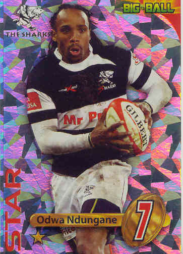 ODWA NDUNGANE - 2010 BIG BALL RUGBY STAR CARD