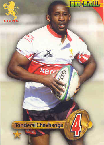 TONDERAI CHAVHANGA - 2010 BIG BALL RUGBY BASE CARD
