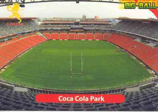 COCA COLA PARK - 2010 BIG BALL RUGBY STADIUM CARD